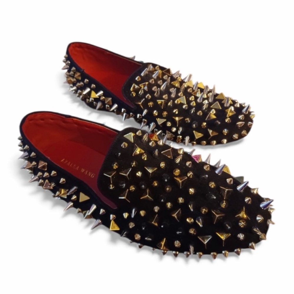 Studded Black Loafers - Picture 2 of 15